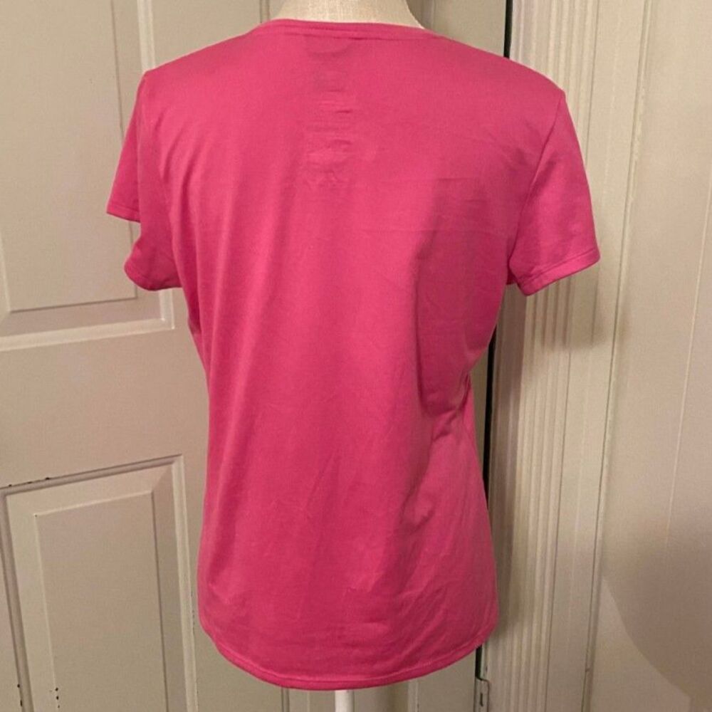 The North Face Women's Simple Dome T-Shirt Bright Pink Size L - Picture 4 of 6